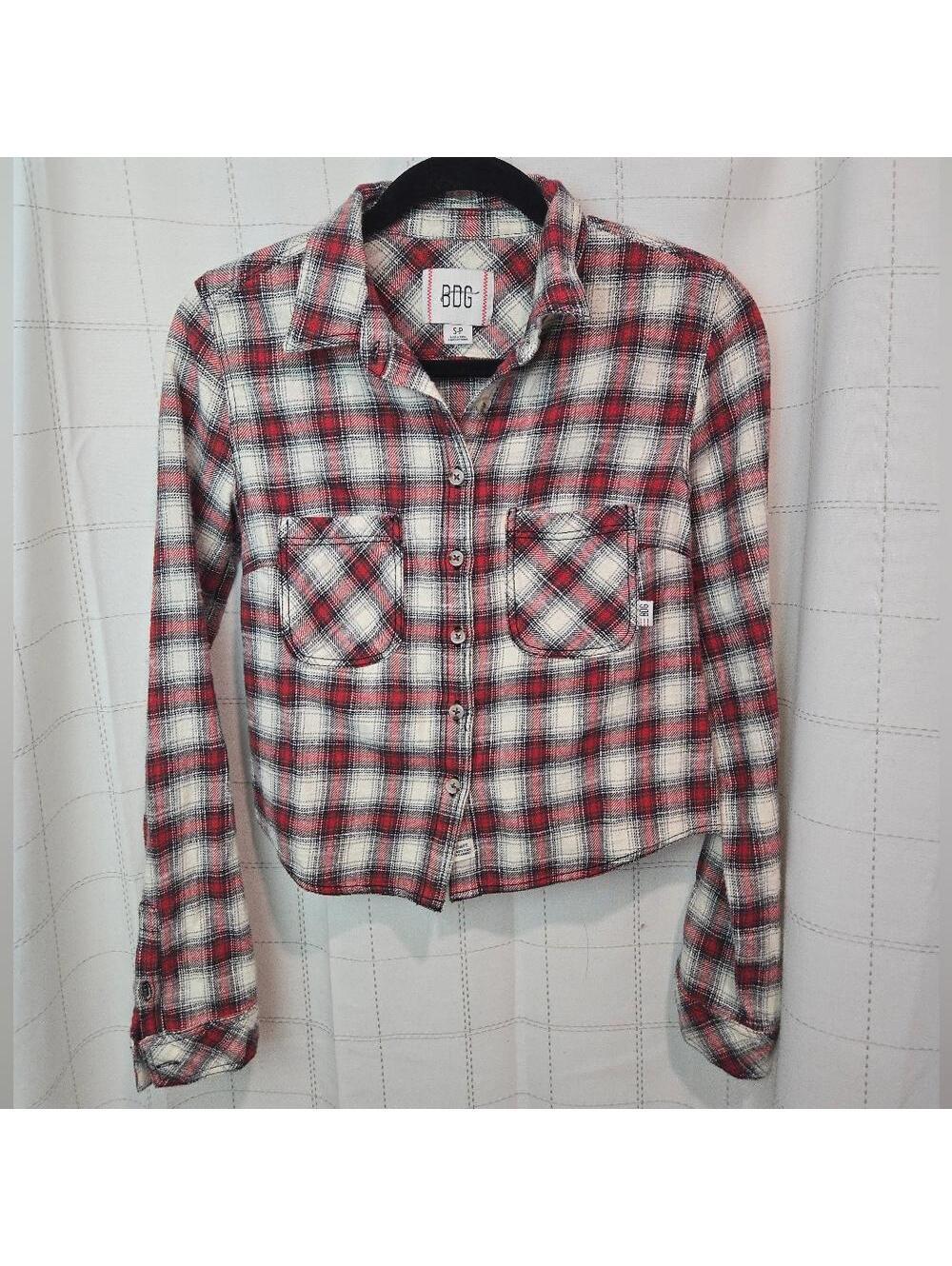 BDG Women's Cropped Flannel